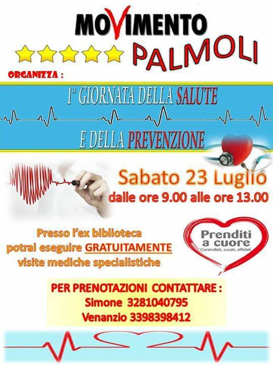 Palmoli Luglio Giornata Della Salute E Della Prevenzione